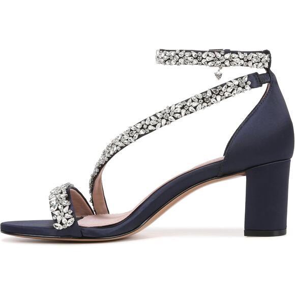 Pnina Tornai for Naturalizer Women Ahava Heels US 12 M Blue Crystal Open Toe NIB - Picture 2 of 12